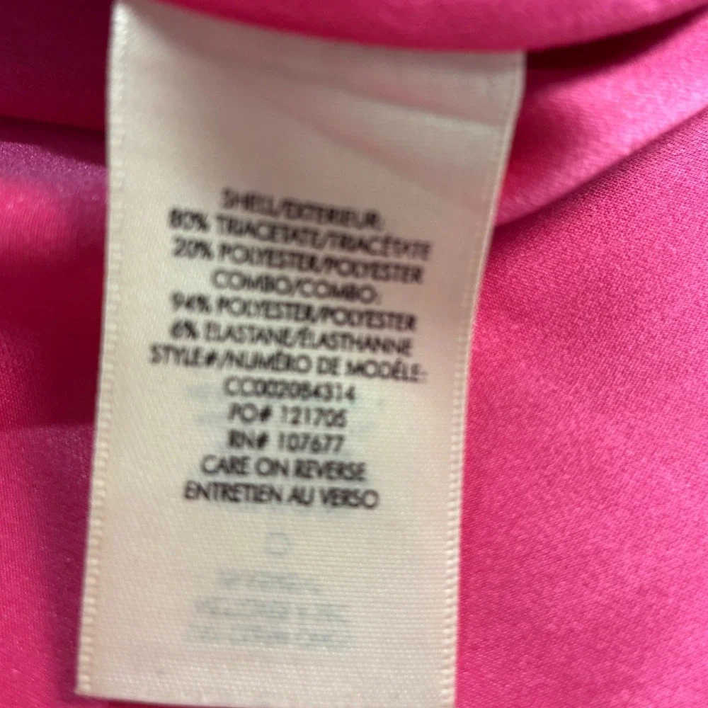 Alice + Olivia Midi Satin Skirt Fuchsia Pink Designer Luxury  Barbiecore Chic 0
